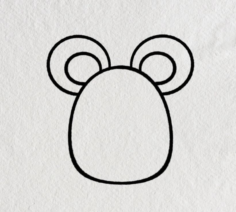 【简笔画】生肖鼠简笔画画法大全