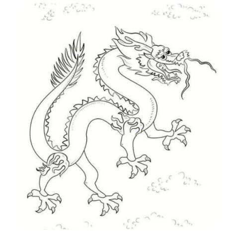 画龙怎么画霸气又简单图片2024