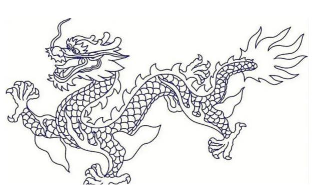画龙怎么画霸气又简单图片2024