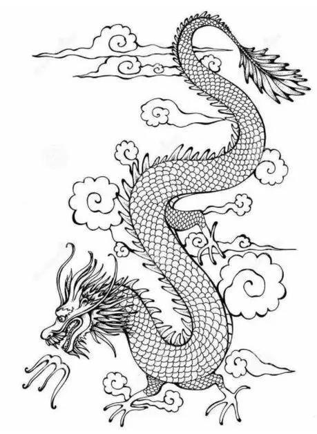 画龙怎么画霸气又简单图片2024