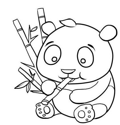 画熊猫最简单的画法又好看又漂亮图片欣赏