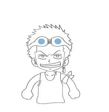 精选海贼王画画教程简单又好看图片