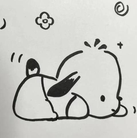 画画教程简单可爱帕恰狗图片大全