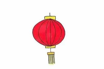 精选红灯笼简笔画图片大全欣赏