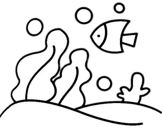 海底背景怎么画简笔画最新图片分享
