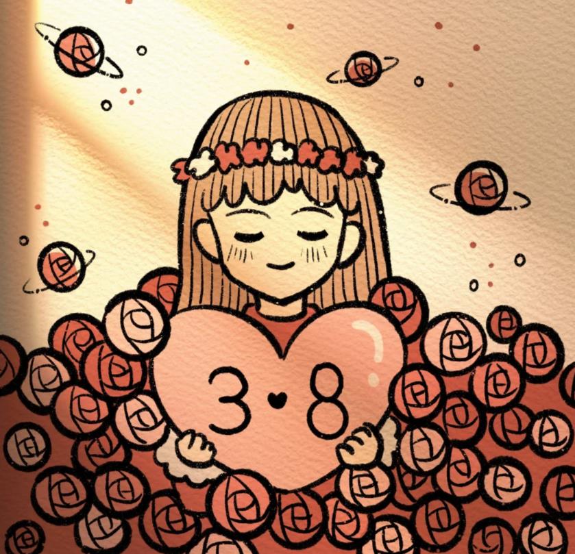 送给妈妈的三八节礼物简笔画图片大全