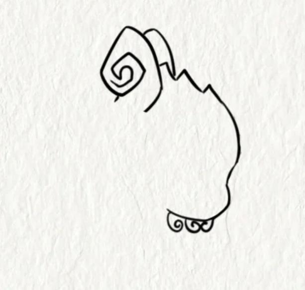 一步一步教我画饕餮Q版石像步骤图片