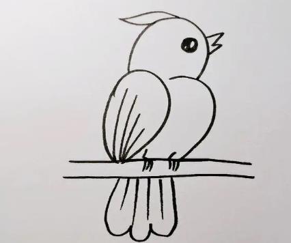 2十2画鸟怎么画图片大全欣赏