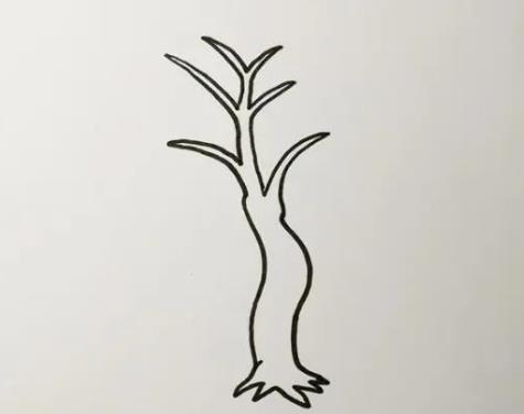 精选画一棵柳树怎么画简单又好看图片