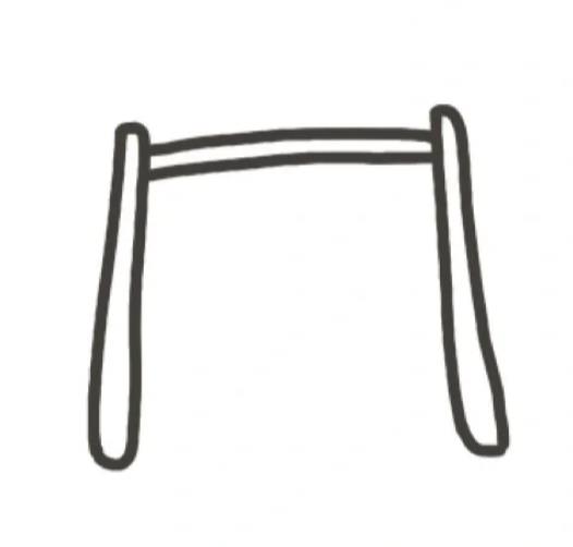 一步一步教我画秋千简笔画图片步骤分享