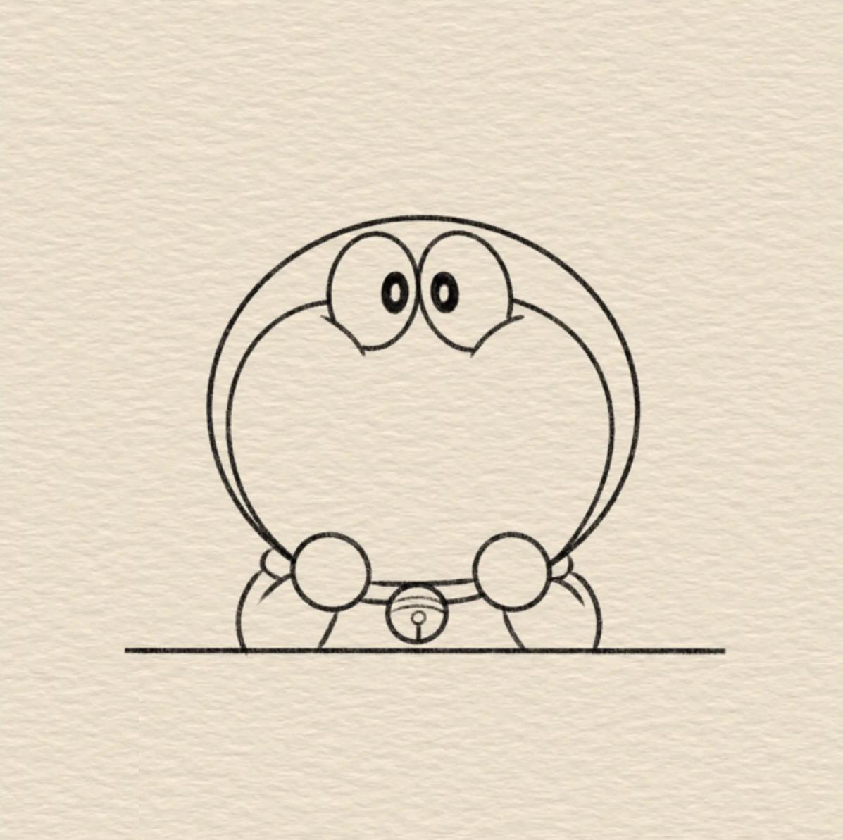 简笔画| 哆啦a梦画画教程图片简单又可爱