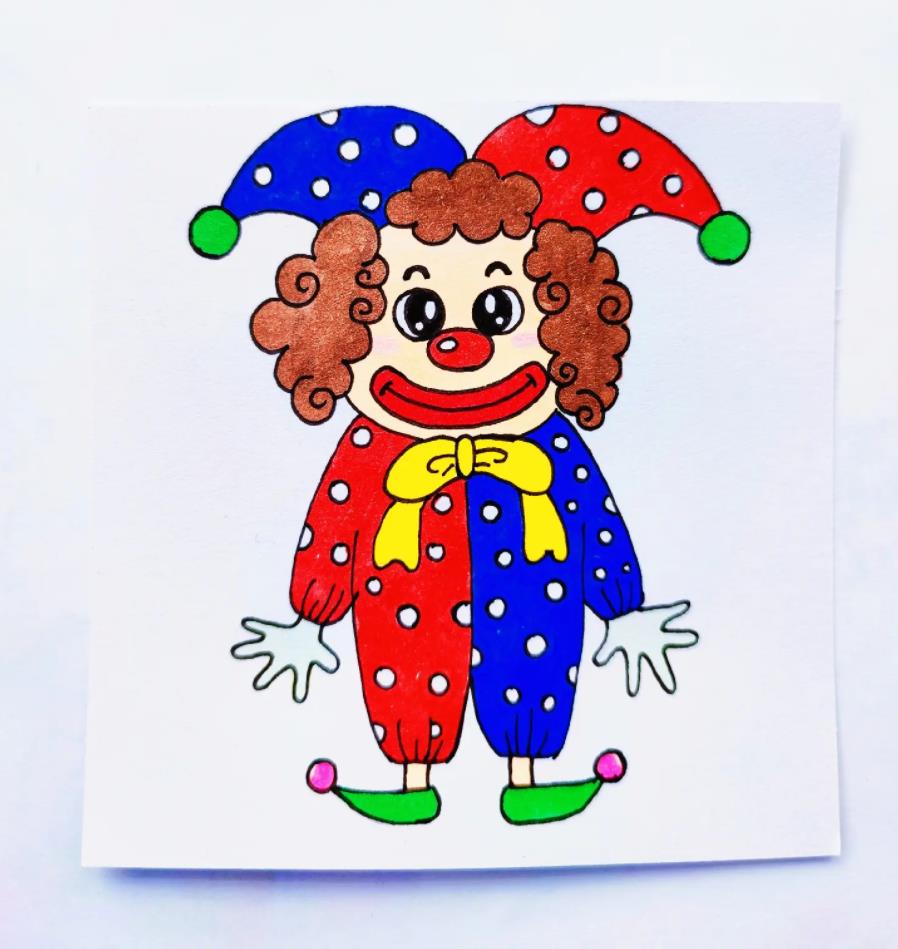 小丑15秒画简单画教程 小丑画简单又漂亮