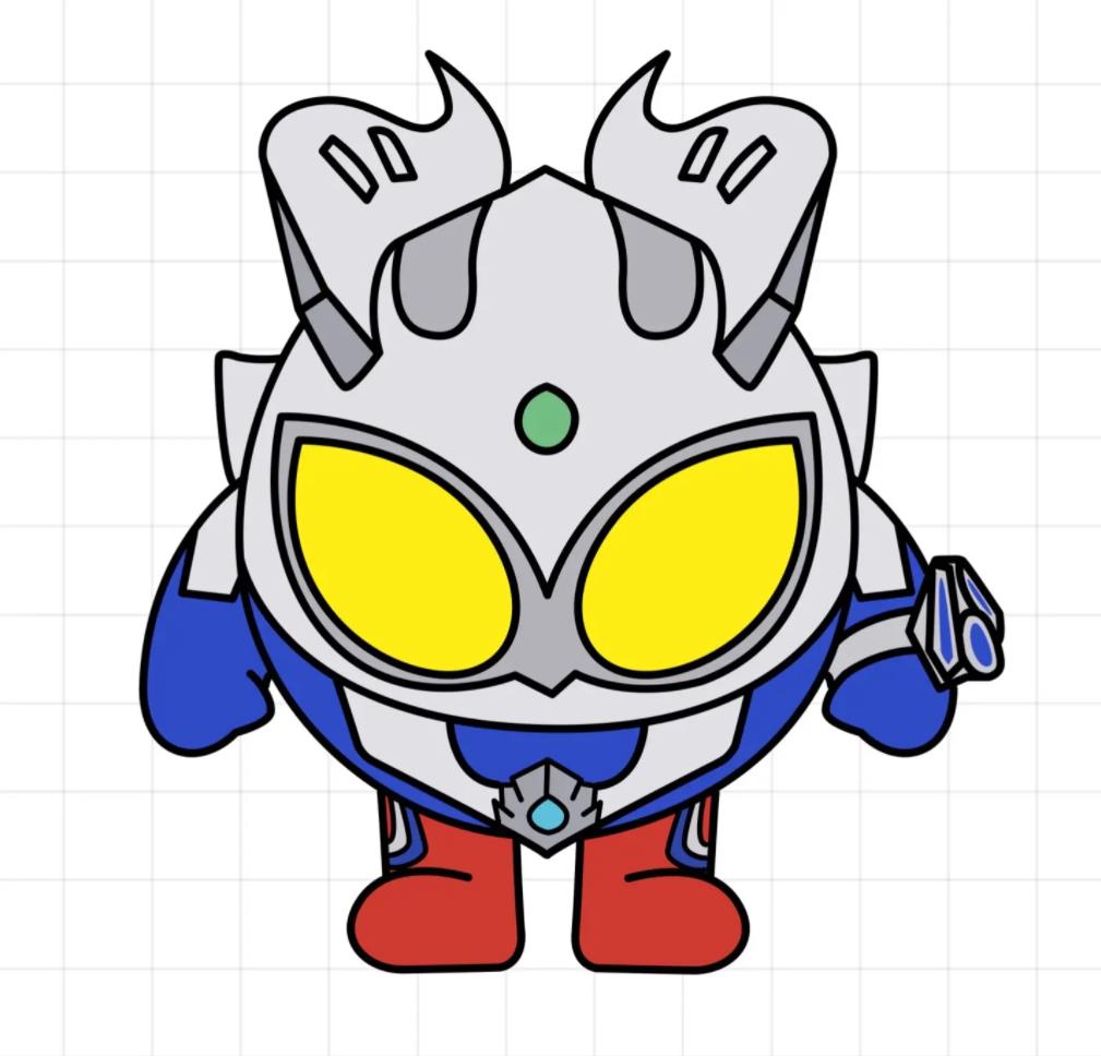 一步一步教我画简单又帅气的赛罗 简单5步学会画赛罗奥特曼