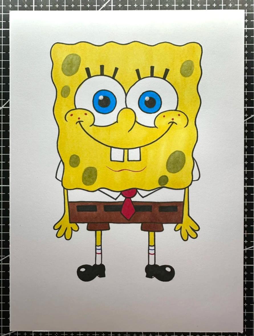 海绵宝宝的简笔画教程(含步骤方法)