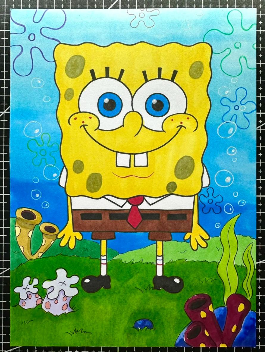 海绵宝宝的简笔画教程(含步骤方法)