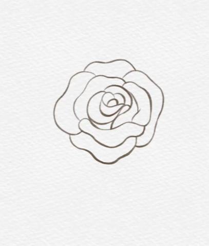 儿童简笔玫瑰花怎么画好看又简单