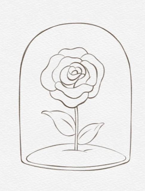 儿童简笔玫瑰花怎么画好看又简单