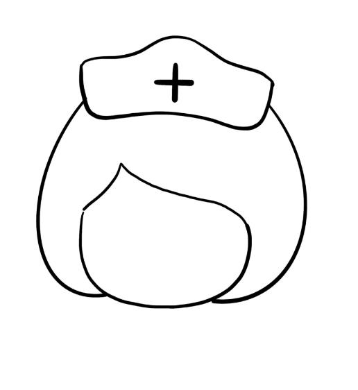 画一幅感谢护士的画漂亮简笔画教程