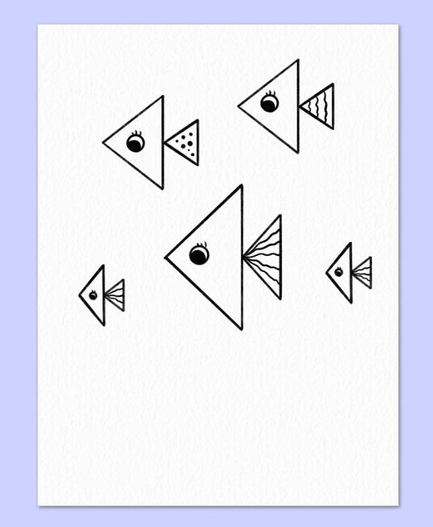简笔画一幅海洋动物的画怎么画(含教程图解)
