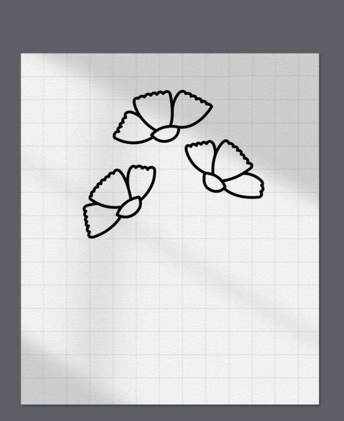 花朵简笔画一步一步教程图解 一笔一画教我画康乃馨