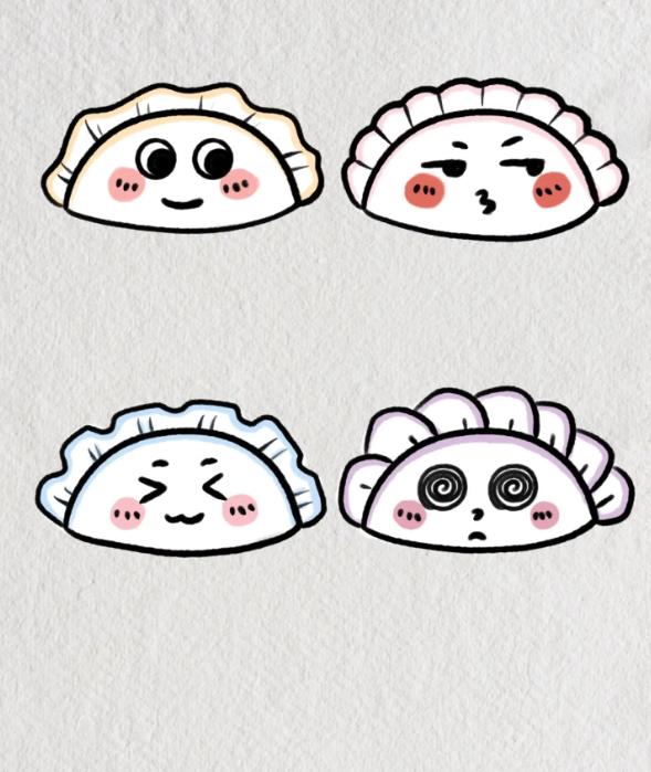 饺子简笔画简单又漂亮 怎么画水饺的简单画法