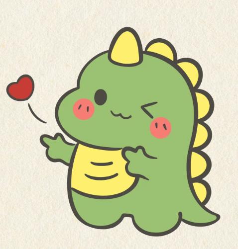 可爱又简单的恐龙简笔画步骤图