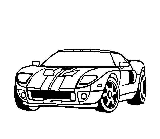 跑车简笔画 跑车简笔画儿童画