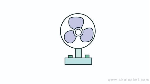 风扇简笔画怎么画 风扇简笔画图片大全