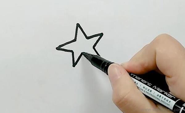 五角星儿童画怎么画 五角星简笔画画法