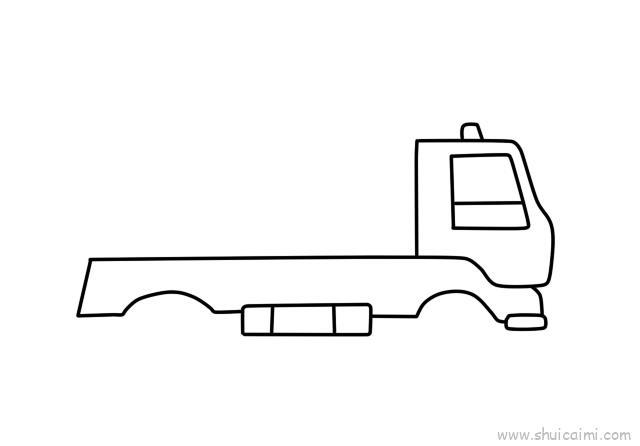 垃圾车儿童画怎么画 垃圾车简笔画图片大全
