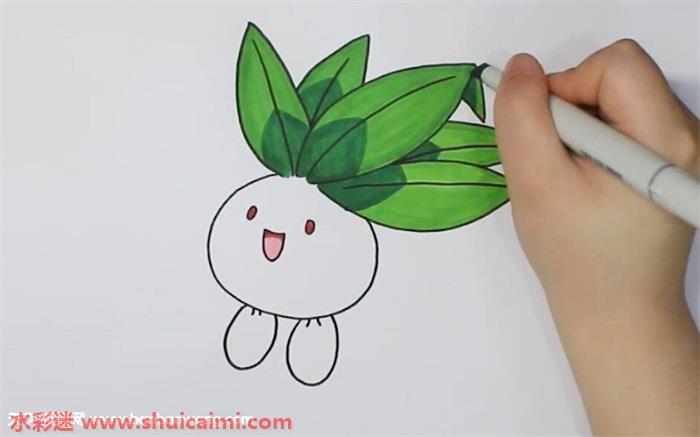 走路草怎么画 走路草简笔画图片大全