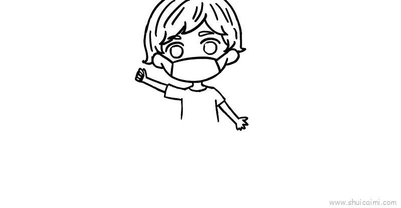 抗击肺炎儿童画怎么画 抗击肺炎简笔画简单又好看