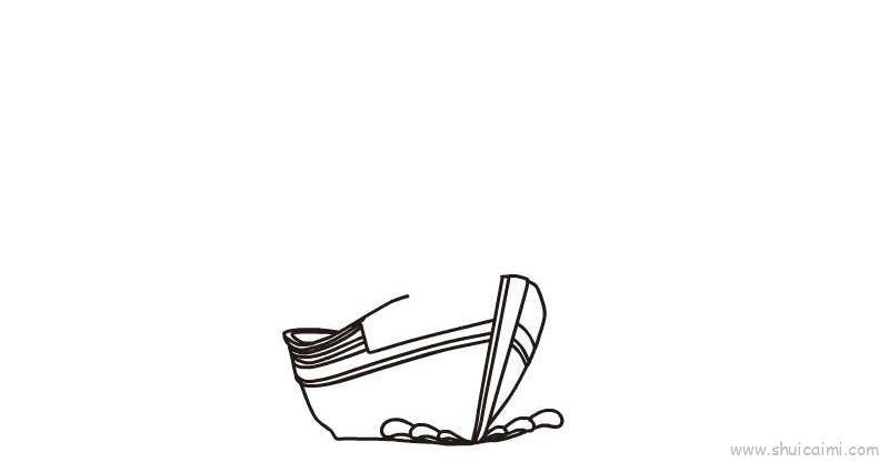 航海日儿童画怎么画 航海日简笔画步骤