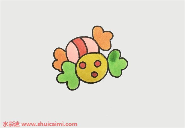 糖怎么画 糖简笔画漂亮卡通