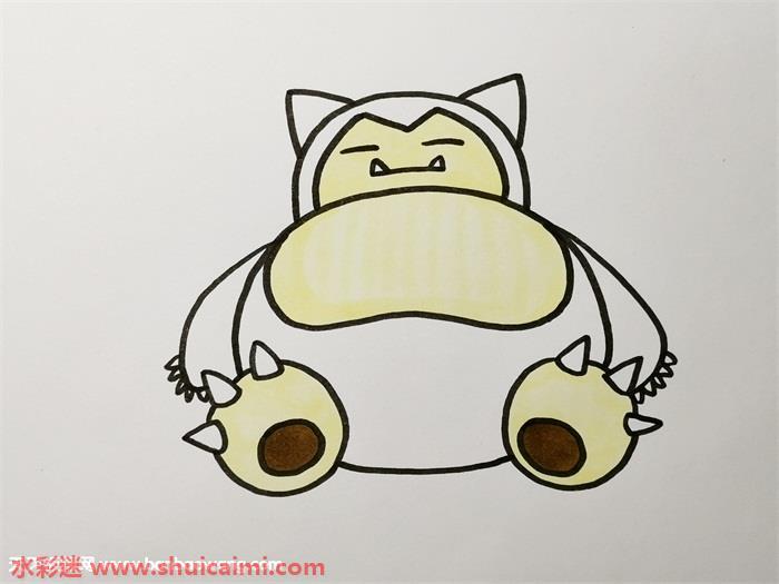 神奇宝贝卡比兽怎么画 神奇宝贝卡比兽简笔画简单易画