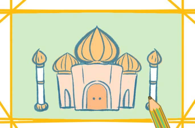 简笔画城堡 简笔画城堡怎么画