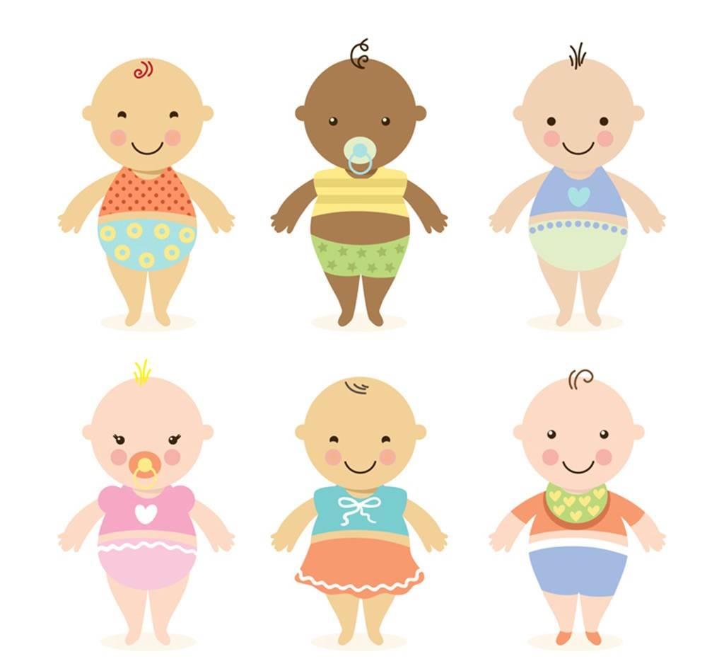 婴儿简笔画 婴儿简笔画女孩