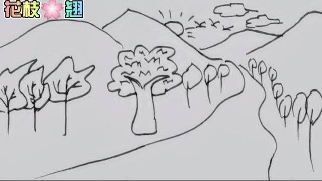 草地简笔画 草地简笔画带颜色带花