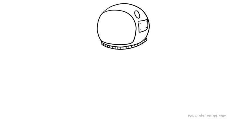 宇航员儿童画怎么画 宇航员简笔画画法