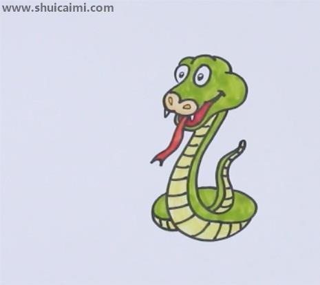 蛇简笔画怎么画 蛇简笔画好看