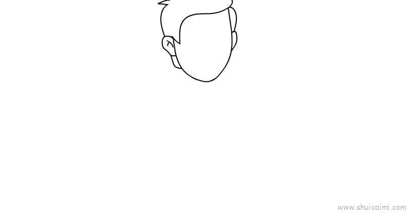 抗击疫情白衣战士简笔画绘画教学