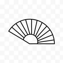 扇子简笔画 扇子简笔画古风