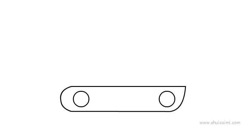 跑步机卡通简笔画教学步骤