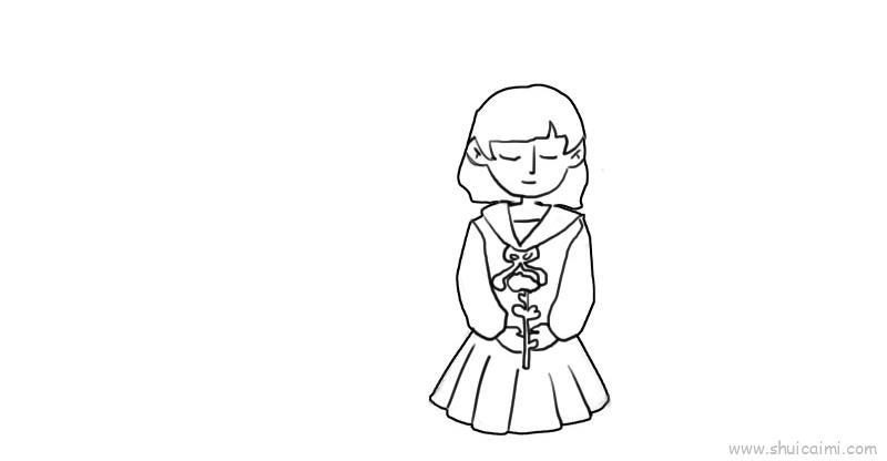 纪念烈士儿童画怎么画 纪念烈士简笔画图片大全