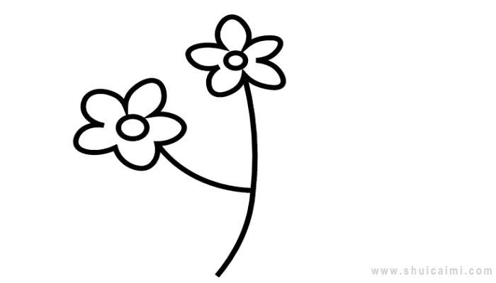 丁香花简笔画怎么画 丁香花简笔画顺序