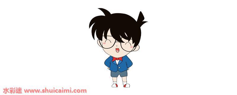 柯南怎么画 柯南简笔画简单