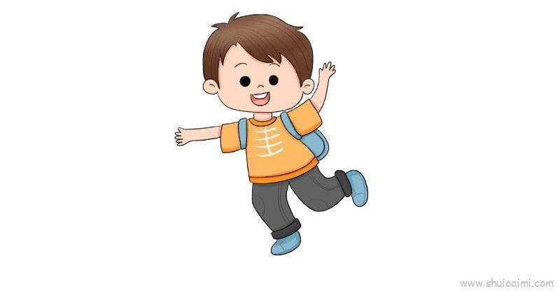 小男孩教程儿童画怎么画 小男孩教程简笔画好看