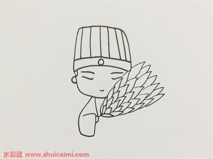 诸葛亮怎么画 诸葛亮简笔画彩色