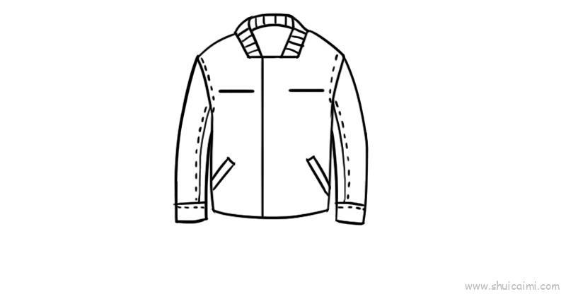 夹克衫儿童画怎么画 夹克衫简笔画步骤