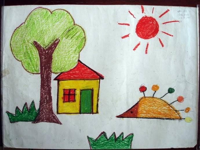 大班简笔画 大班简笔画图片涂色